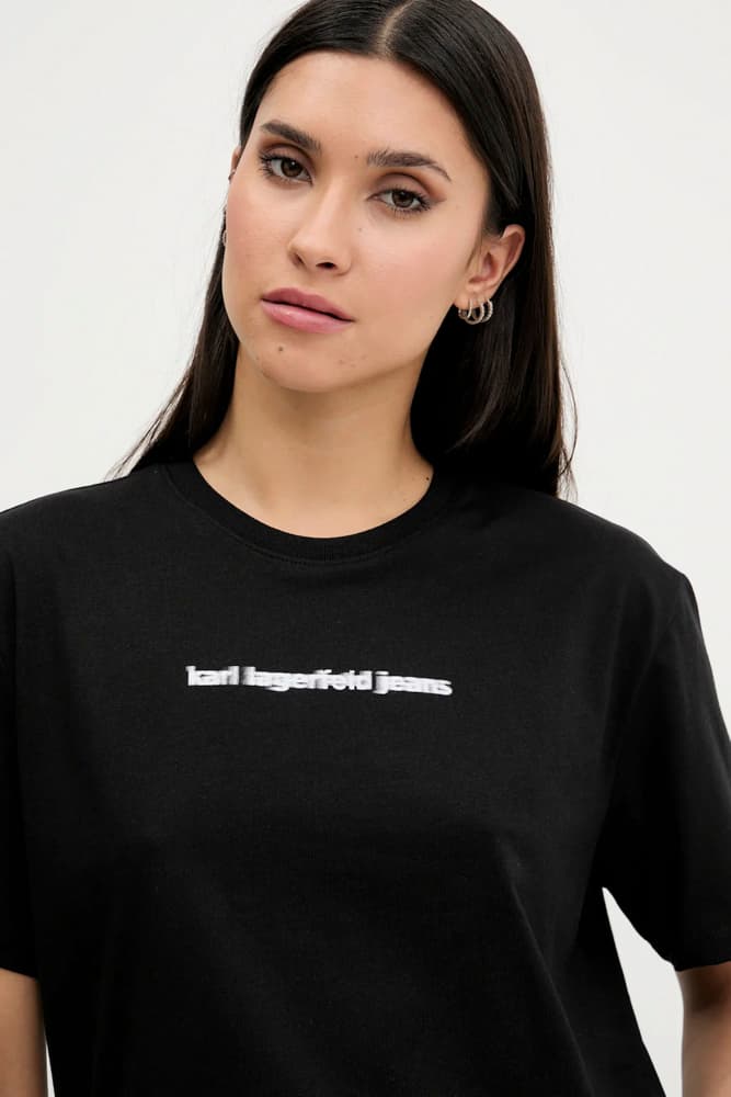 Γυναικείο T-shirt Μαύρο Karl Lagerfeld Jeans A3W17039-999 BLACK