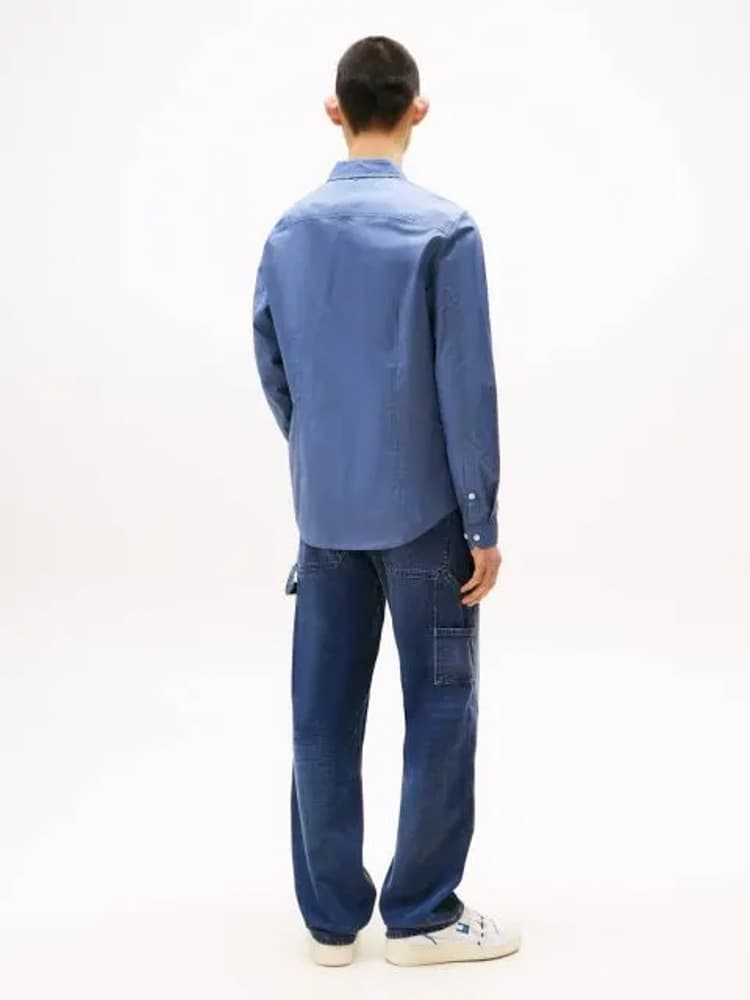 Ανδρικό Πουκάμισο Μπλε Tommy Jeans DM0DM04405-PO6