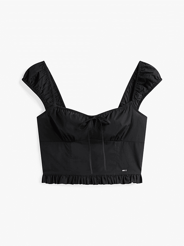 Γυναικείο Τοπ Μαύρο Tommy Jeans DW0DW20985-BDS