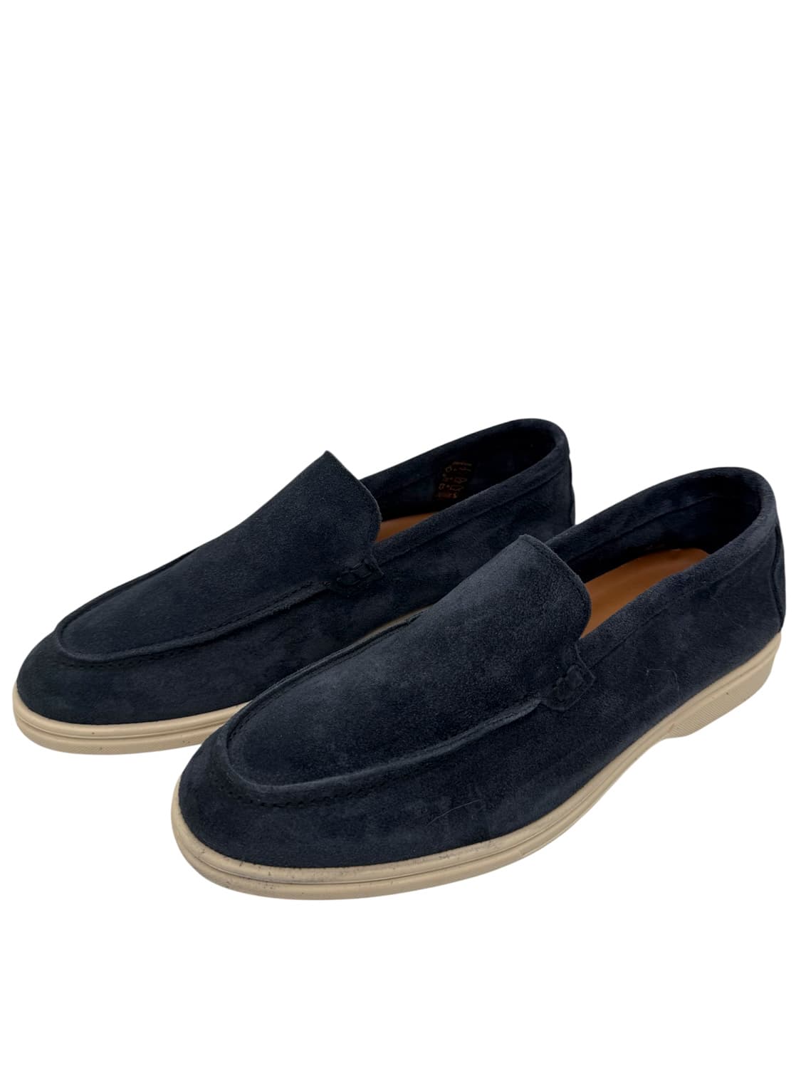 Ανδρικά Δερμάτινα Loafers Μπλε Velafiore 890-DENIM