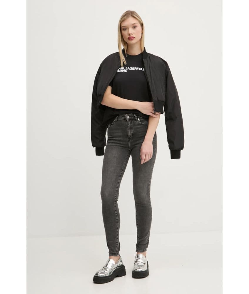 Γυναικείο Essential T-shirt Μαύρο Karl Lagerfeld Jeans A1W17005-999 BLACK
