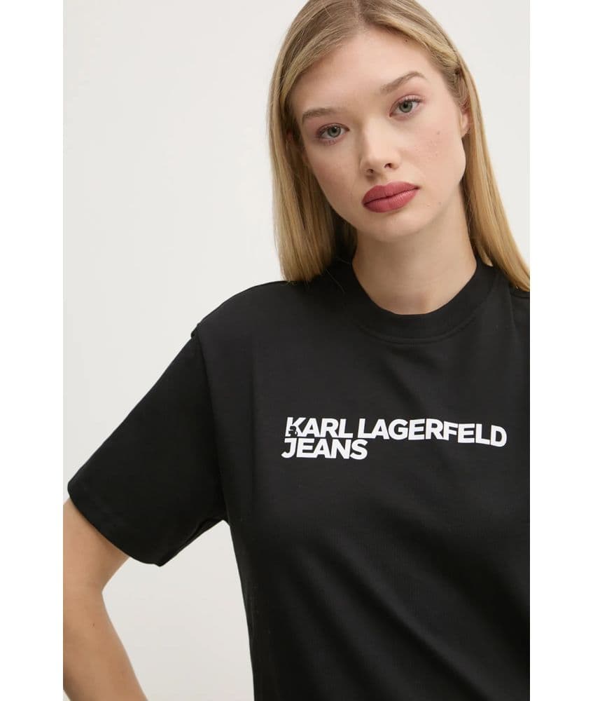 Γυναικείο Essential T-shirt Μαύρο Karl Lagerfeld Jeans A1W17005-999 BLACK