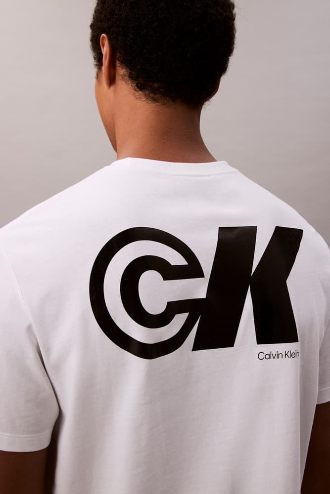 Ανδρικό T-shirt Λευκό Calvin Klein LV04RC835G-YAA