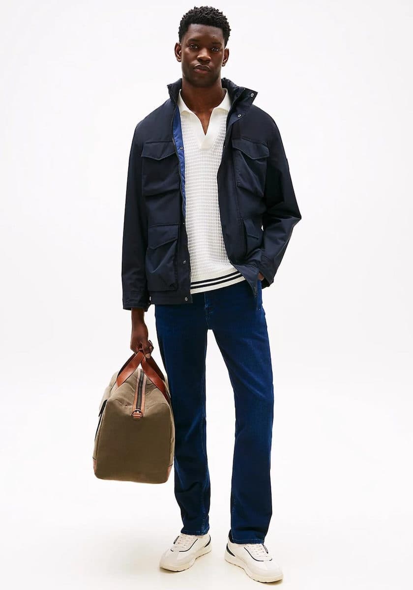 Ανδρικό Straight Denton Τζιν Navy Μπλε Tommy Hilfiger MW0MW39662-1BP