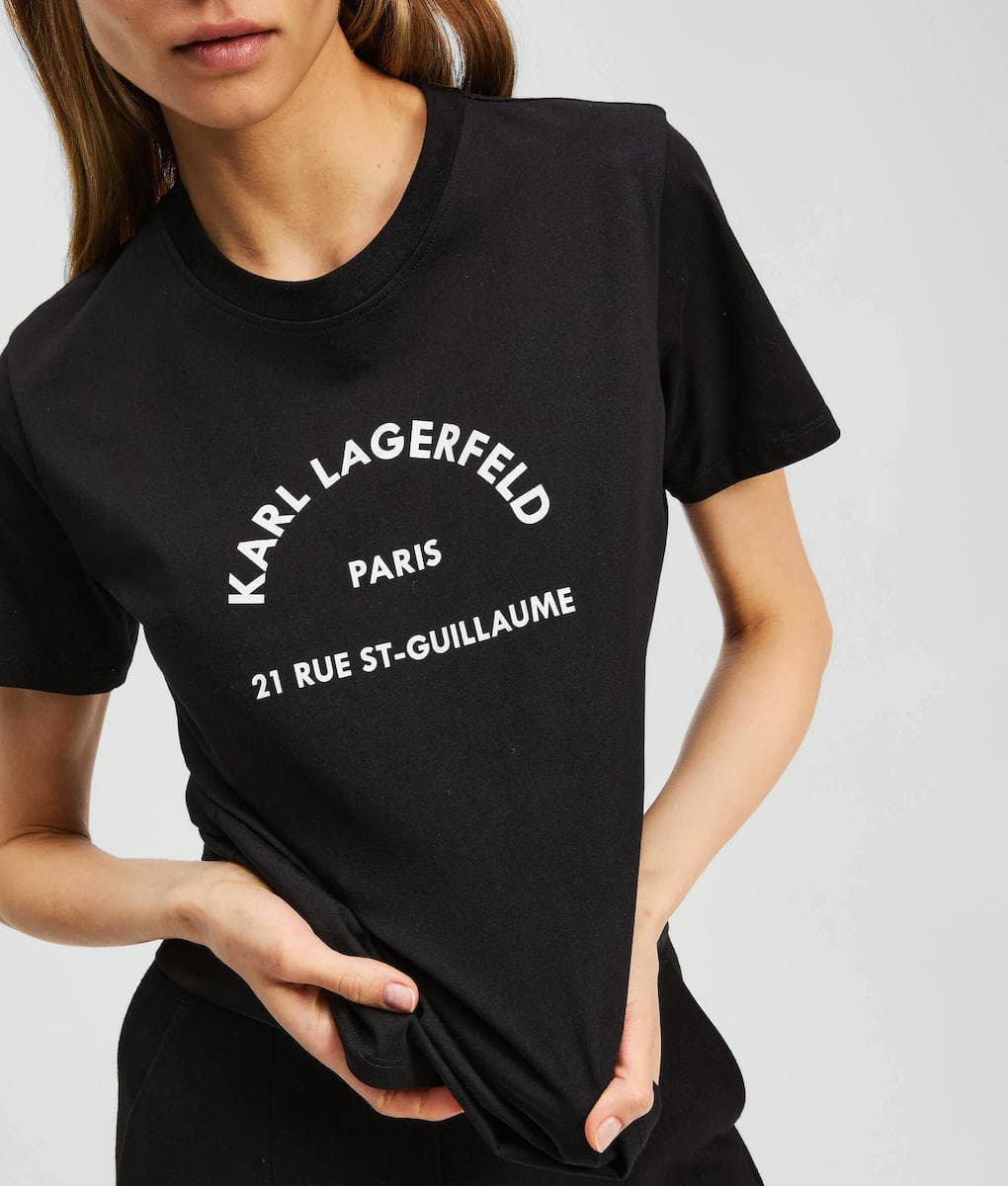 Γυναικείο T-shirt Μαύρο Karl Lagerfeld A3W17105-999 BLACK