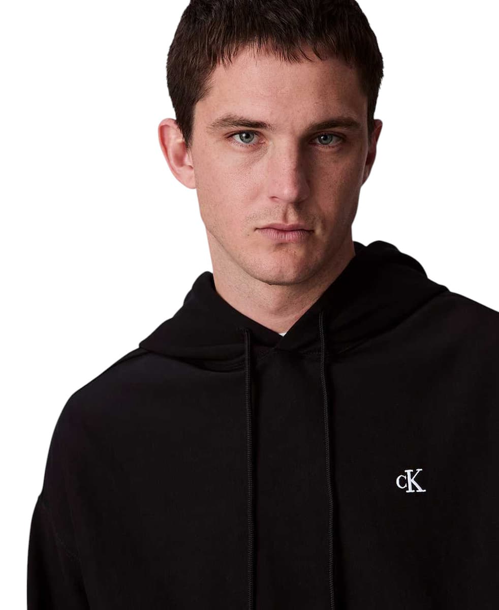 Premium Monogram Hoodie Men Calvin Klein