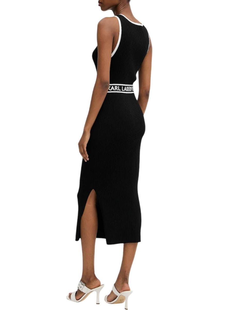 Γυναικείο Αμάνικο Φόρεμα Μαύρο Karl Lagerfeld A3W13039-999 BLACK