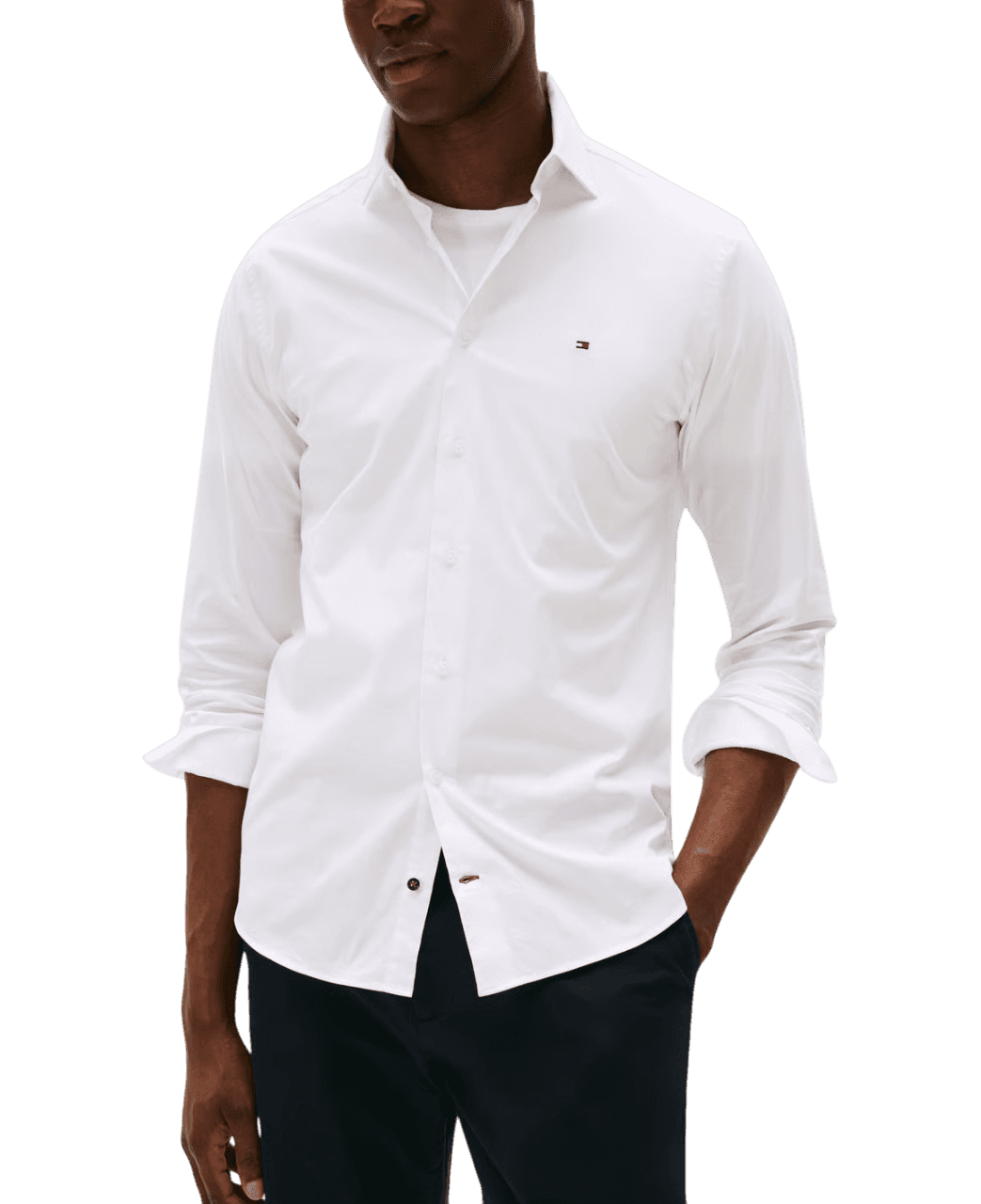 Men's Shirts Tommy Hilfiger White