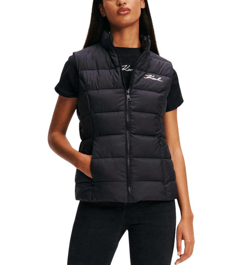 Γυναικείο Γιλέκο Μαύρο Karl Lagerfeld A1W15048-999 BLACK