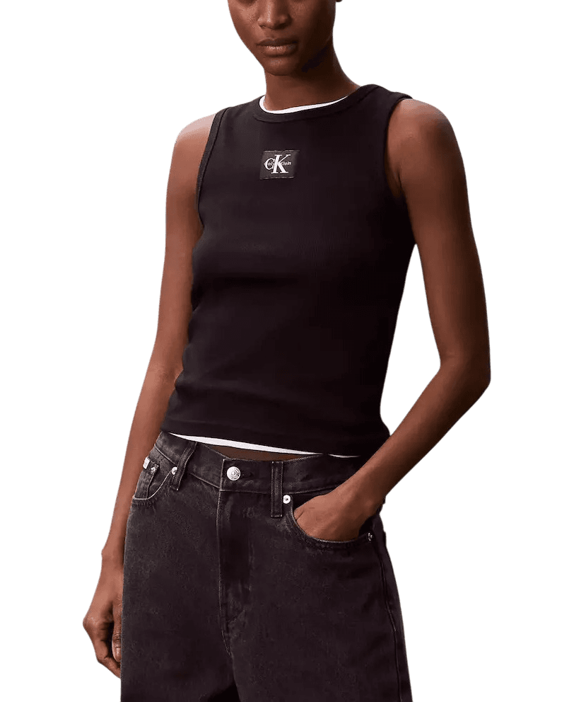 Γυναικείο Αμάνικο Τοπ Μαύρο Calvin Klein LV047C201G-UB1