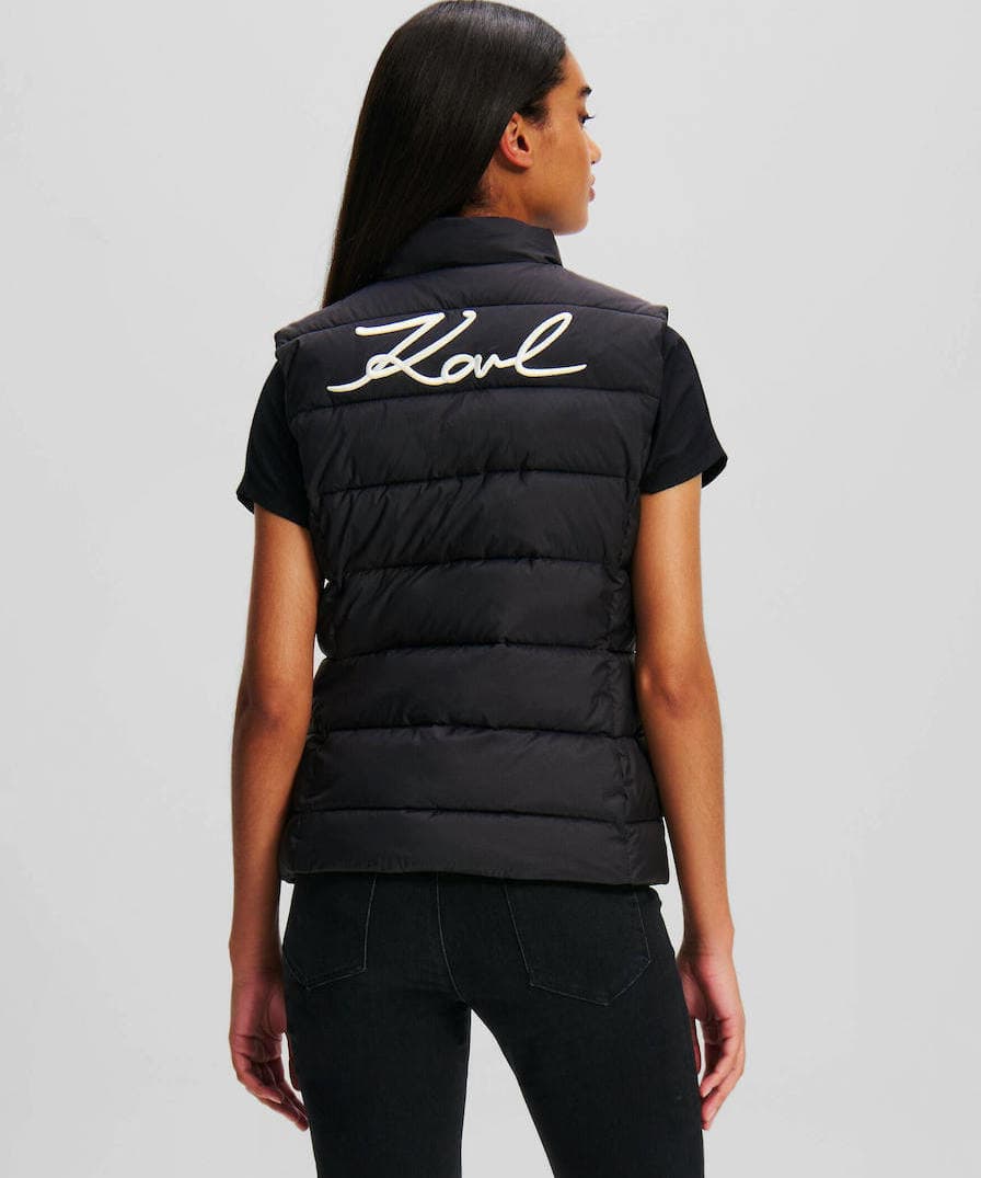 Γυναικείο Γιλέκο Μαύρο Karl Lagerfeld A1W15048-999 BLACK