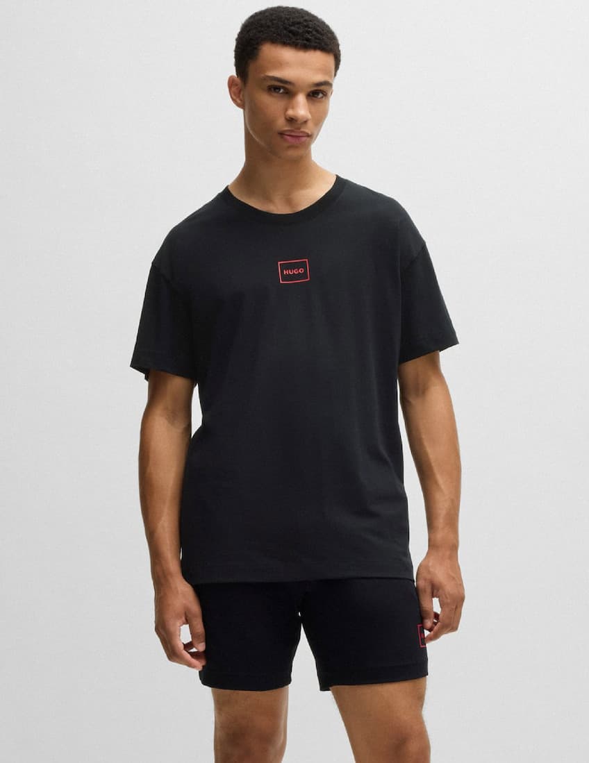 Men's T-Shirts Hugo Boss Black