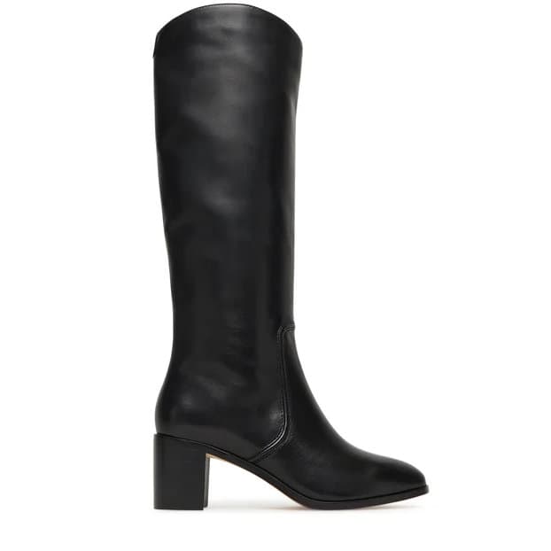 Γυναικείες Δερμάτινες Charly Μπότες Μαύρες Ralph Lauren 802967813001-BLACK