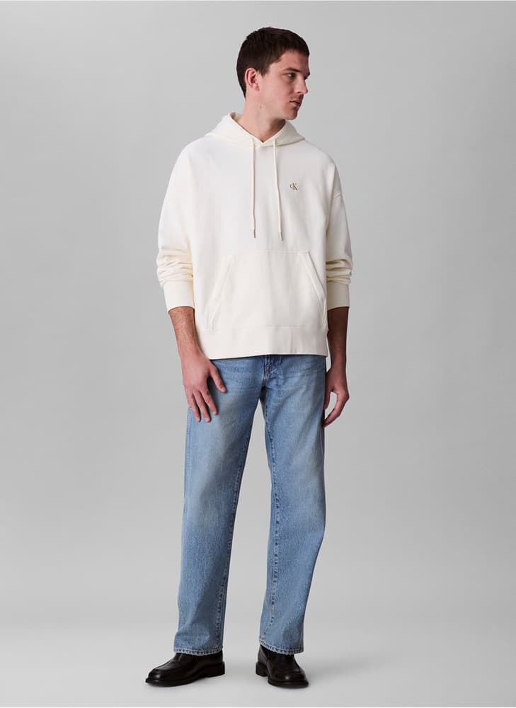 Ανδρικό Φούτερ Εκρού Calvin Klein LV04RC278G-YAS