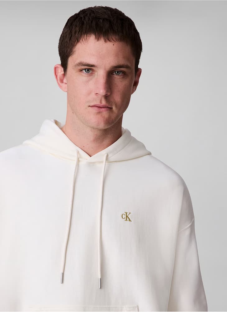 Ανδρικό Φούτερ Εκρού Calvin Klein LV04RC278G-YAS