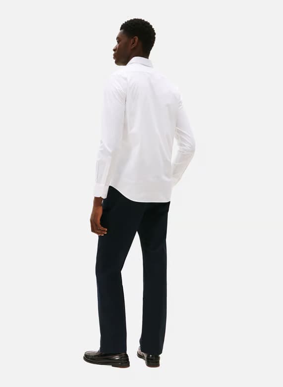 Ανδρικό Πουκάμισο Λευκό Tommy Hilfiger MW0MW40674-YCF