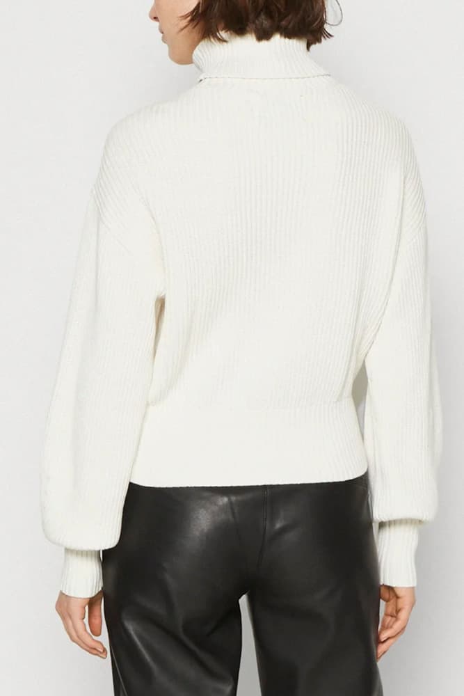 Γυναικείο Ζιβάγκο Πουλόβερ Εκρού Calvin Klein LV047D349G-101