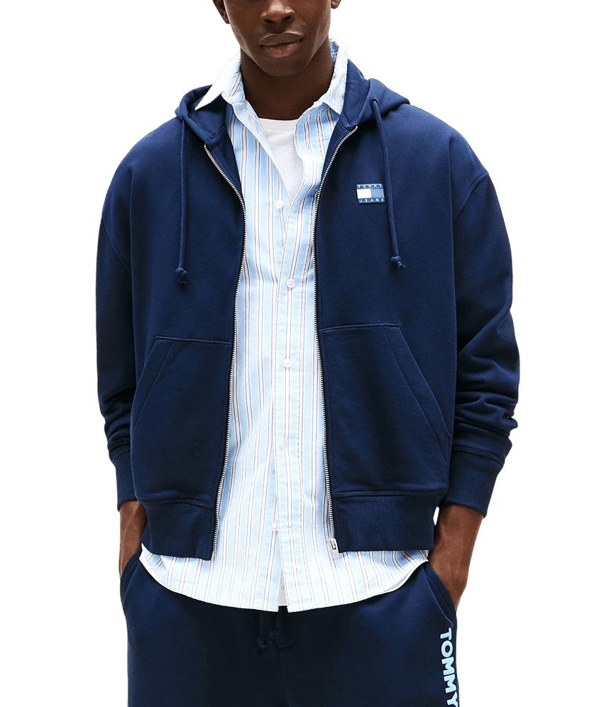 Ανδρική Ζακέτα Navy Μπλε Tommy Jeans DM0DM21626-C1G