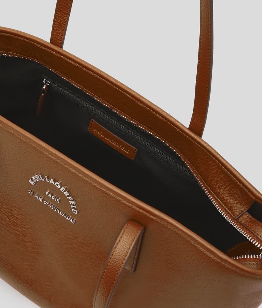 Γυναικεία K/Rsg Tote Τσάντα Καφέ Karl Lagerfeld A3W30314-1UR DARK TAN