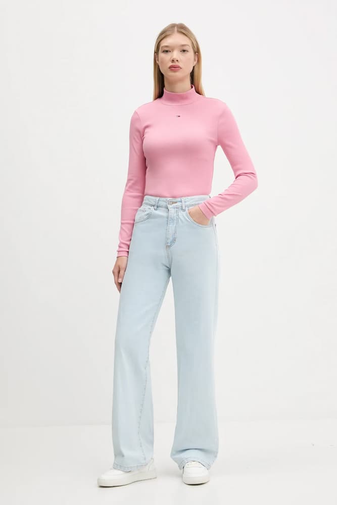 Γυναικεία Μπλούζα Ζιβάγκο Ροζ Tommy Jeans DW0DW19830-THC