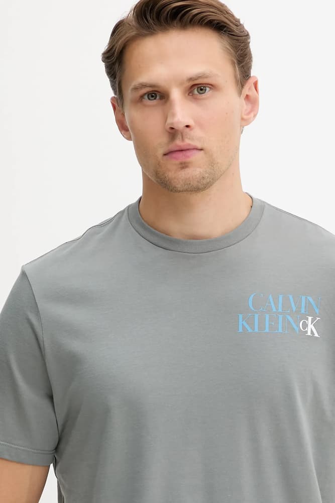Ανδρικό T-shirt Γκρι Calvin Klein LV04RC844G-RMG