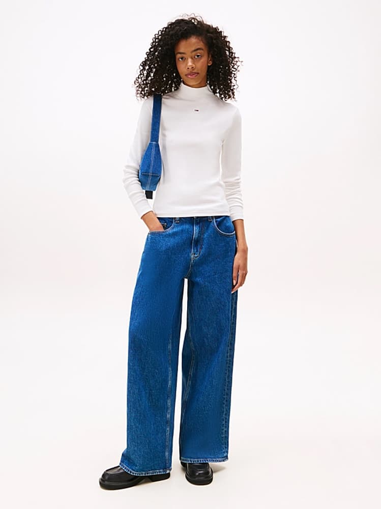 Γυναικεία Μπλούζα Ζιβάγκο Λευκή Tommy Jeans DW0DW19830-YBL