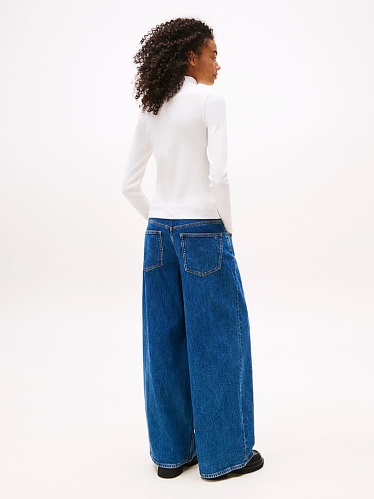 Γυναικεία Μπλούζα Ζιβάγκο Λευκή Tommy Jeans DW0DW19830-YBL