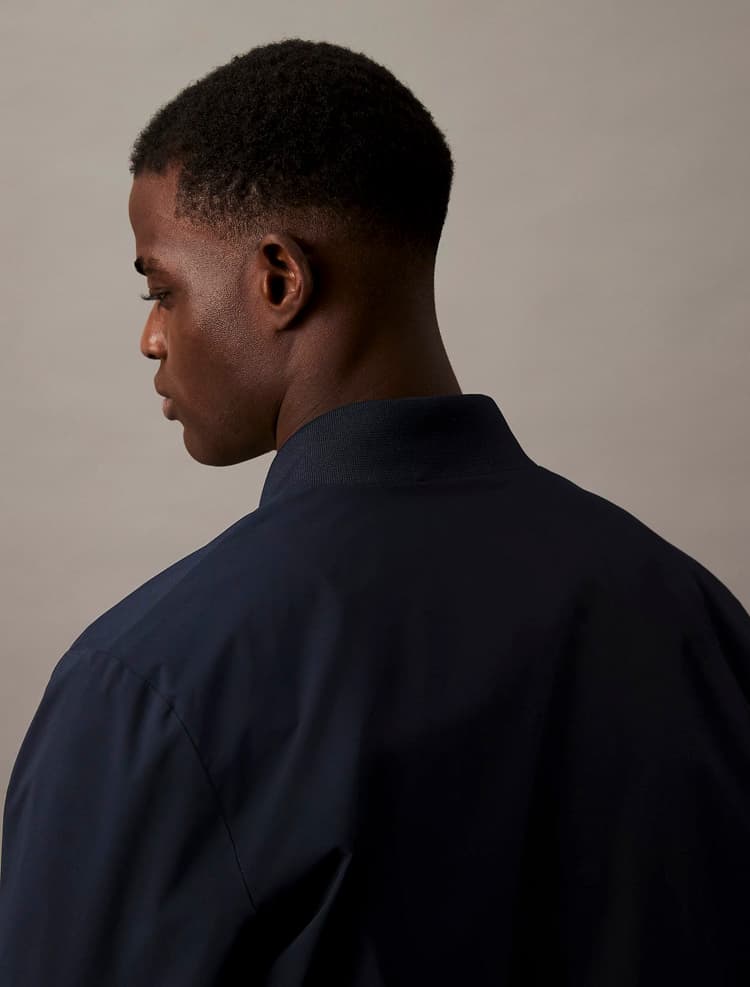 Ανδρικό Bomber Μπουφάν Navy Μπλε Calvin Klein LV040FM512-CJM