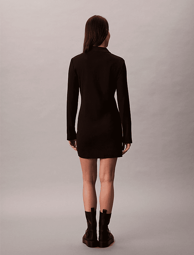 Γυναικείο Polo Φόρεμα Μαύρο Calvin Klein LV047D214G-UB1