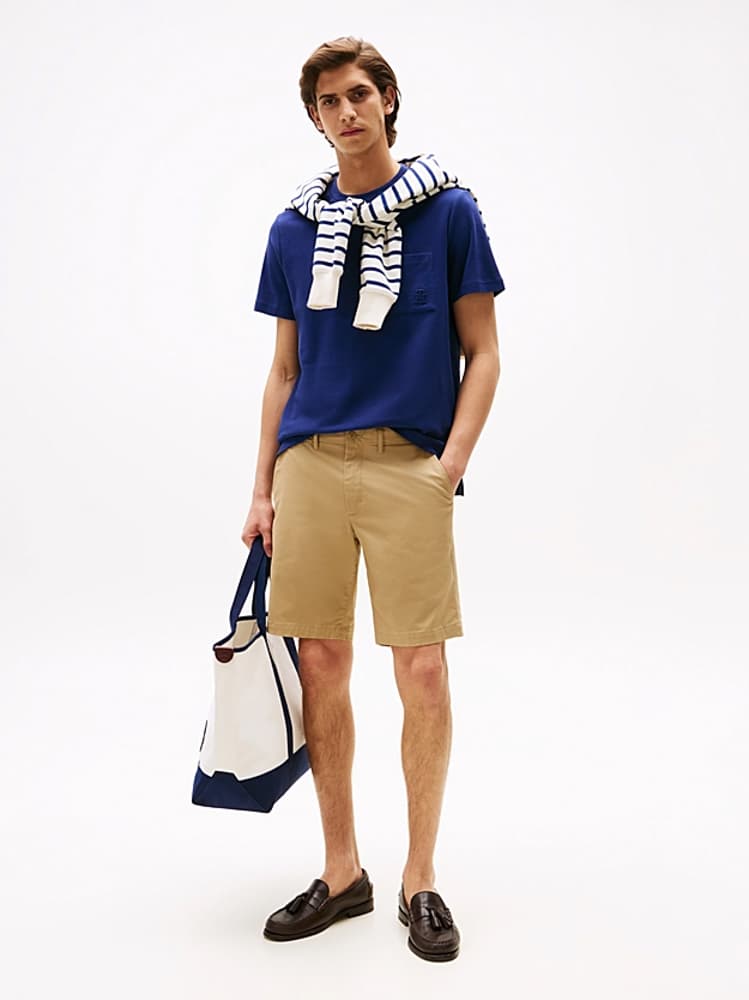 Ανδρικό T-shirt Μπλε Tommy Hilfiger MW0MW39365-C7G