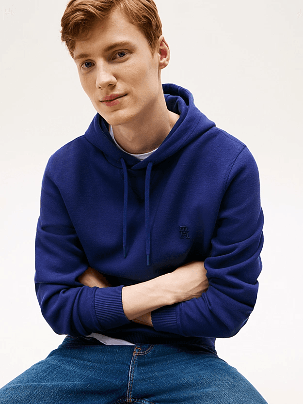 Ανδρικό Φούτερ Μπλε Tommy Hilfiger MW0MW39371-C7G