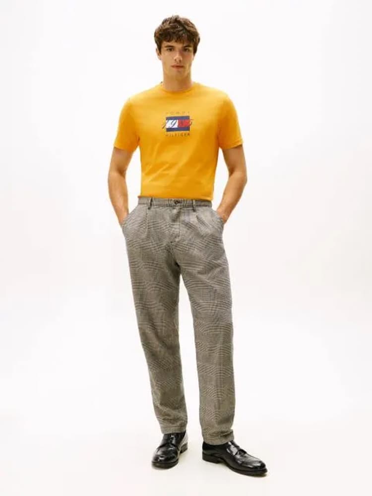 Ανδρικό T-shirt Κίτρινο Tommy Hilfiger MW0MW41338-ZF4