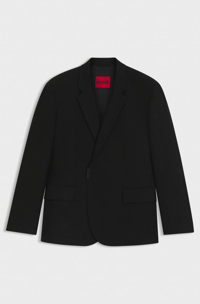 Men's Blazers Hugo Black
