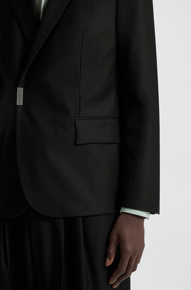 Men's Blazers Hugo Black