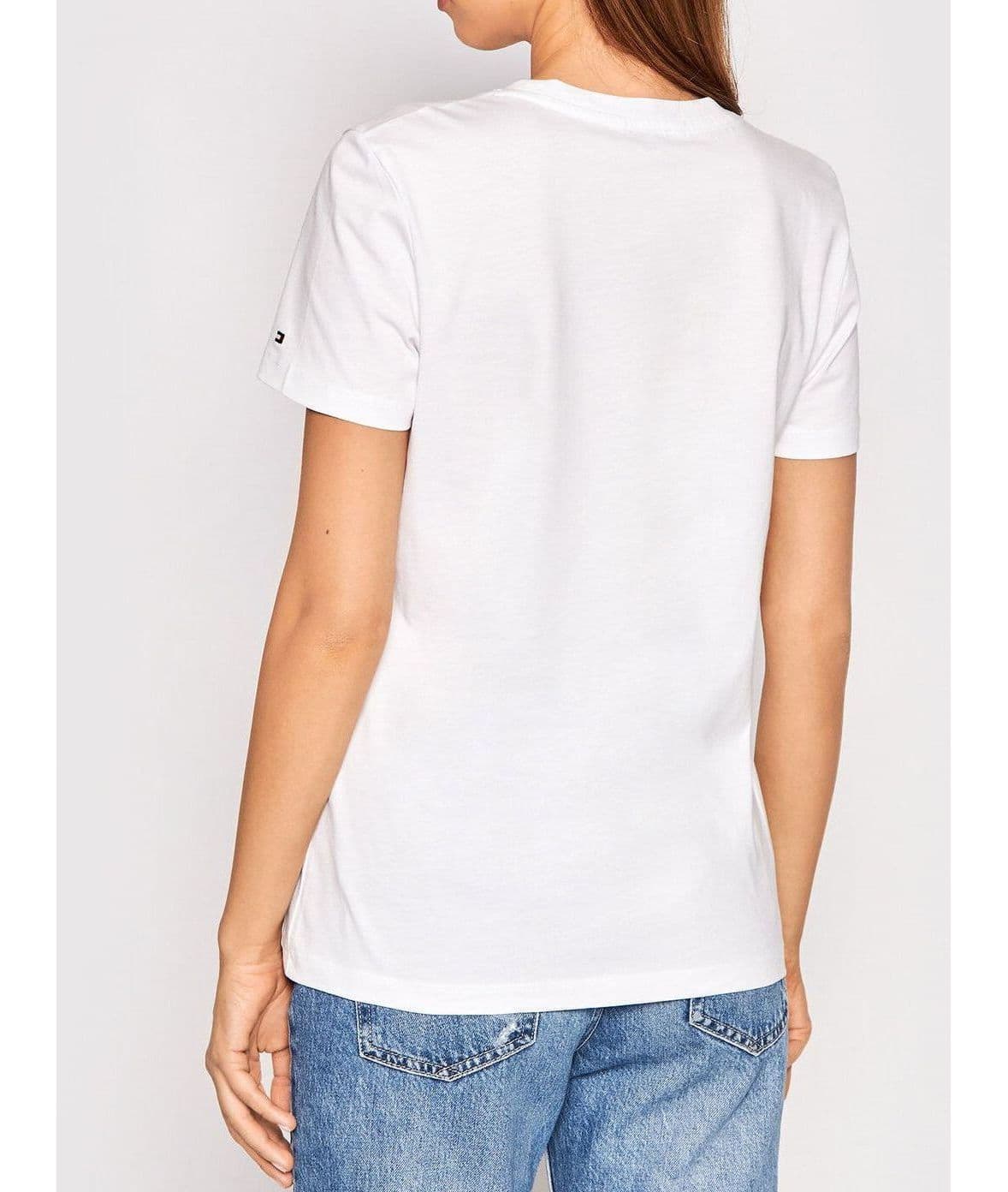 Γυναικείο Heritage T-shirt Λευκό Tommy Hilfiger WW0WW31999-YBR