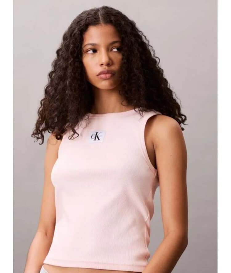 Γυναικείο Αμάνικο Τοπ Ροζ Calvin Klein LV047C909G-VI7