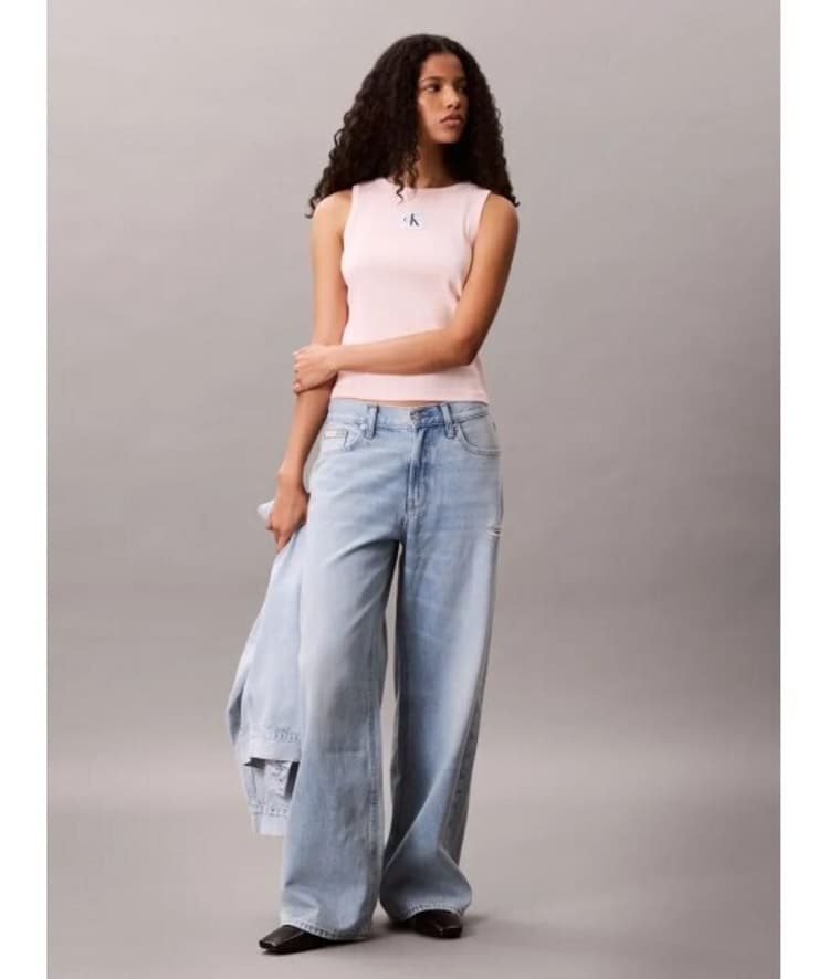 Γυναικείο Αμάνικο Τοπ Ροζ Calvin Klein LV047C909G-VI7