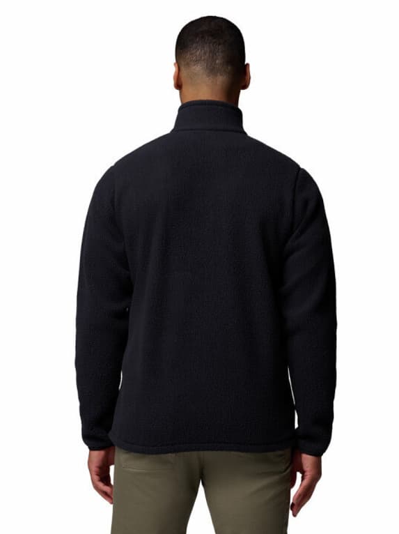 Ανδρικό Jasper Ridge Pebbled Half Zip Fleece Μαύρο Columbia 2142411-010