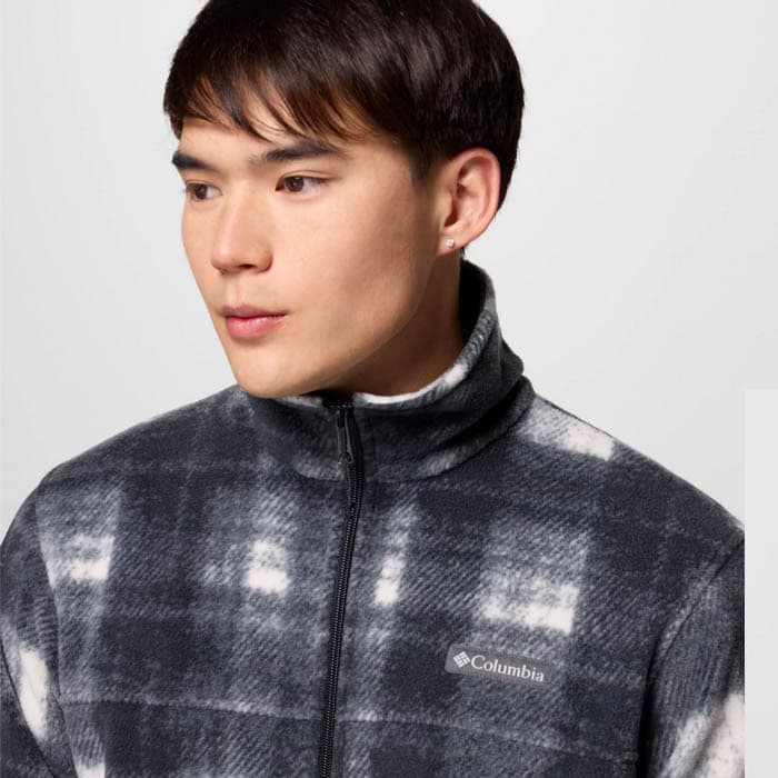 Ανδρική Steens Mountain Printed Ζακέτα Γκρι Columbia 1478231-195