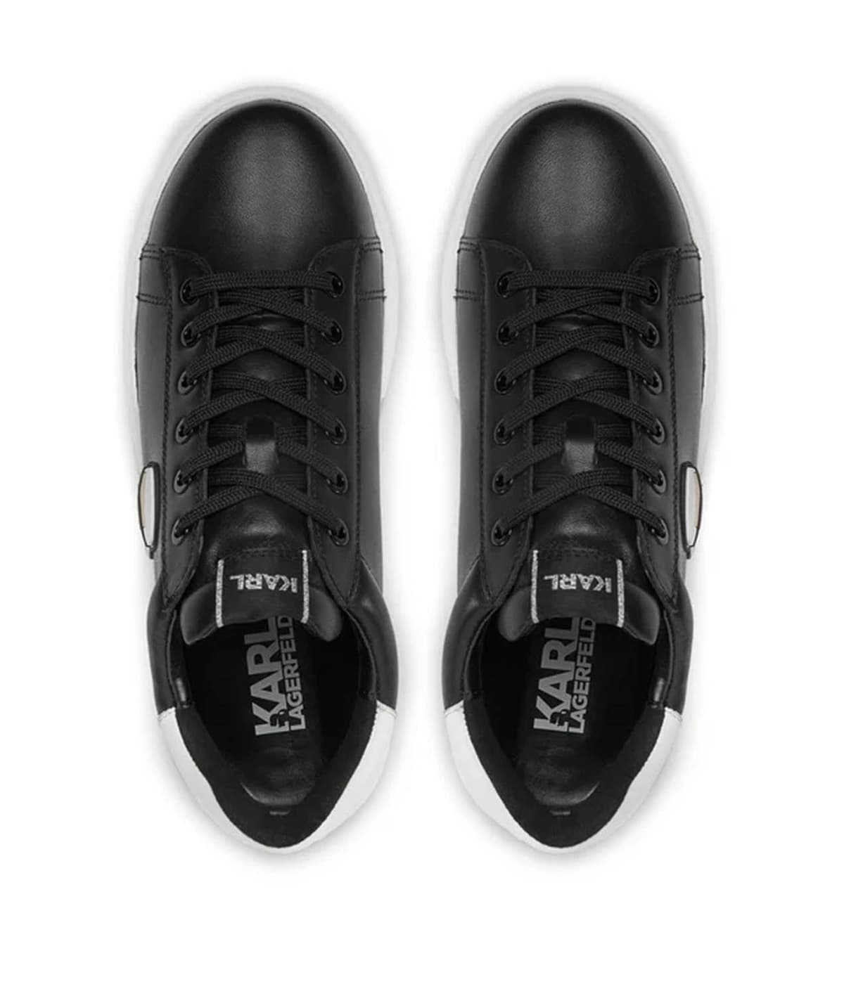 KARL LAGERFELD ΠΑΠΟΥΤΣΙΑ SNEAKERS KAPRI KARL IKONIC 3D LACE ΜΑΥΡΟ
