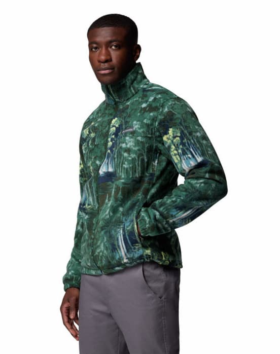 Ανδρική Steens Mountain Printed Ζακέτα Πράσινη Columbia 1478231-375