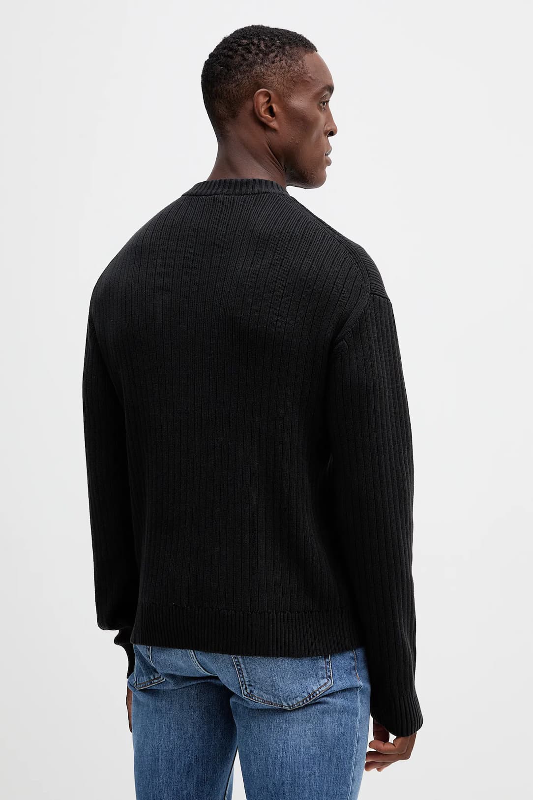 Ανδρικό Πουλόβερ Μαύρο Calvin Klein LV04RD314G-UB1