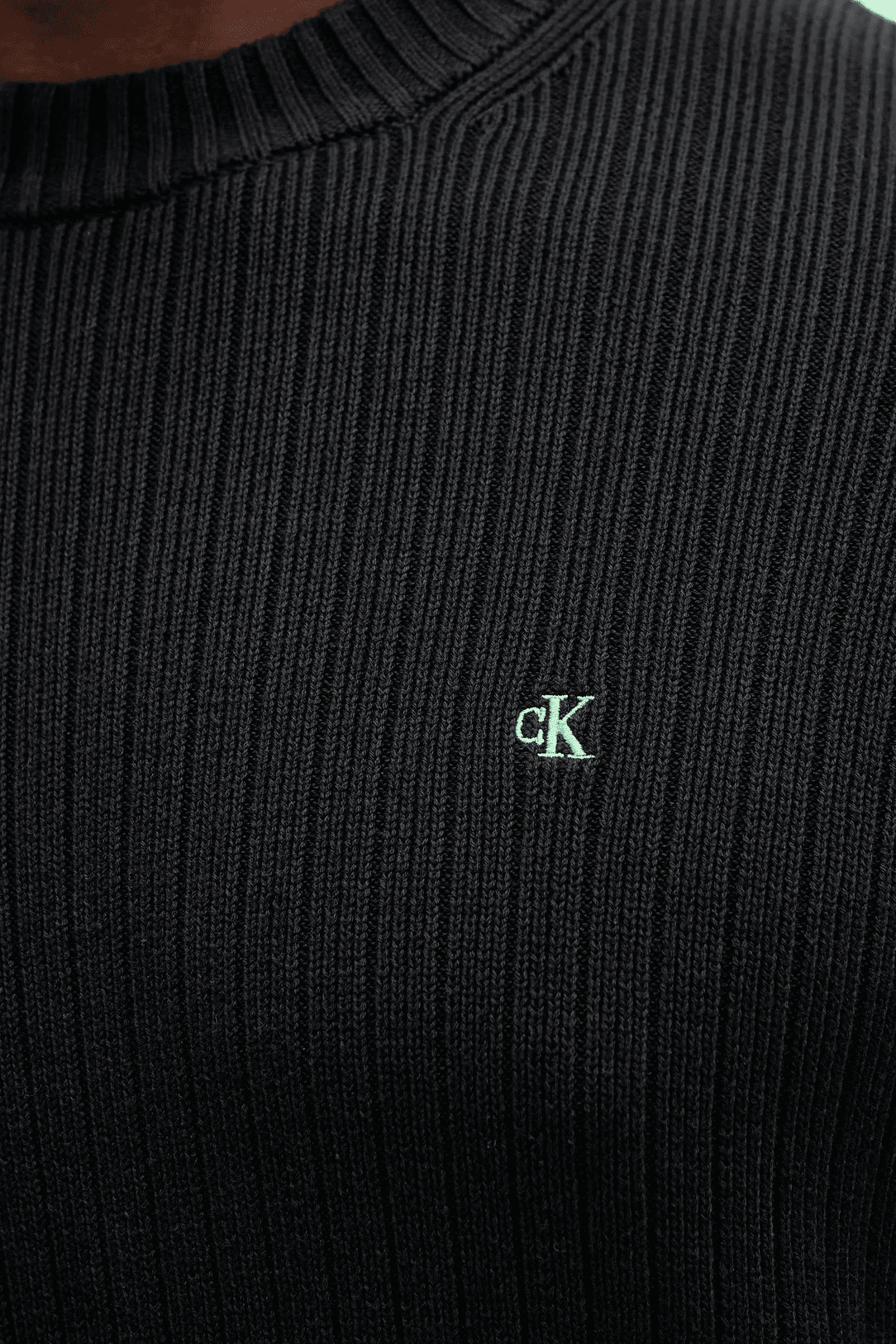 Ανδρικό Πουλόβερ Μαύρο Calvin Klein LV04RD314G-UB1