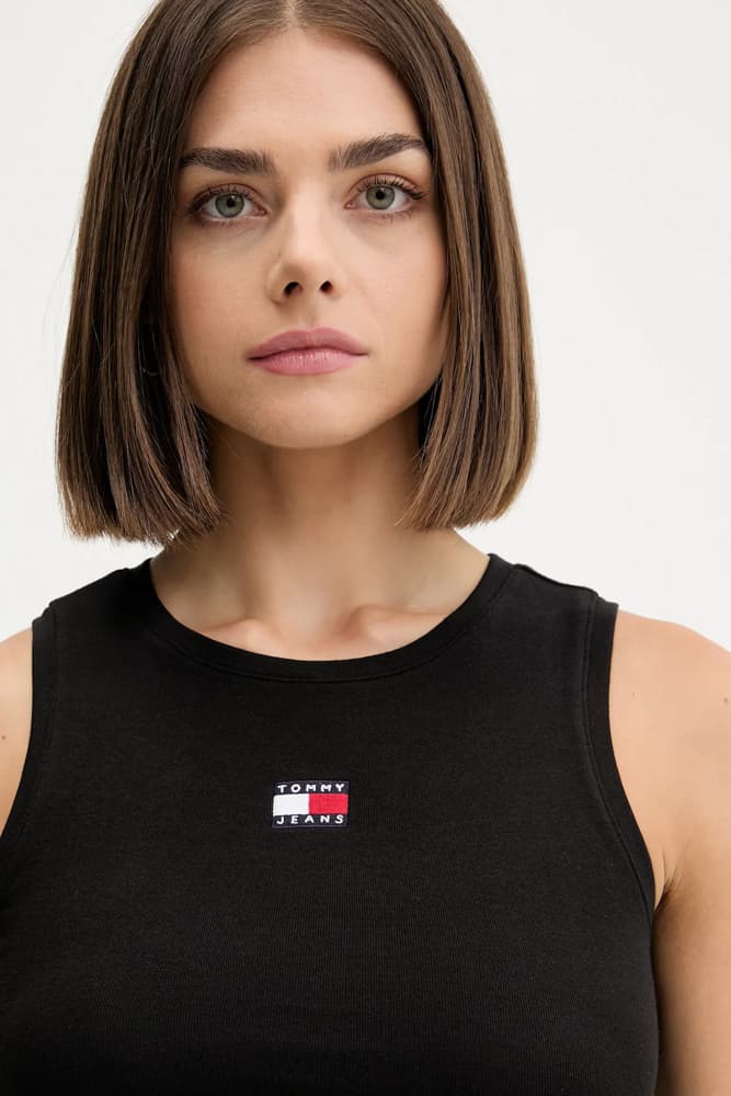 Γυναικείο Slim Tank Top Μαύρο Tommy Jeans DW0DW20896-BDS