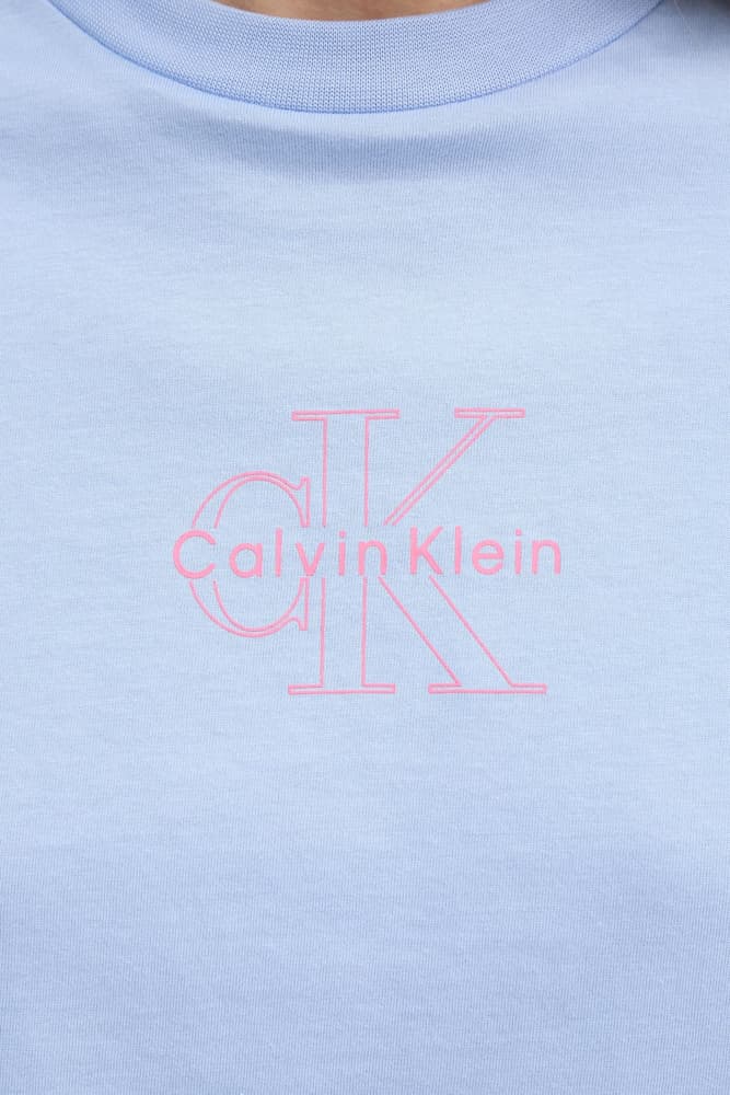 Γυναικείο T-shirt Γαλάζιο Calvin Klein LV047C863G-7ZQ