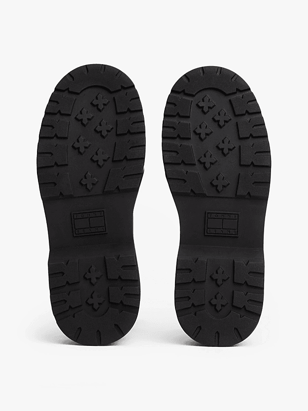 Γυναικεία Δερμάτινα Chelsea Μποτάκια Μαύρα Tommy Jeans EN0EN02888-BDS