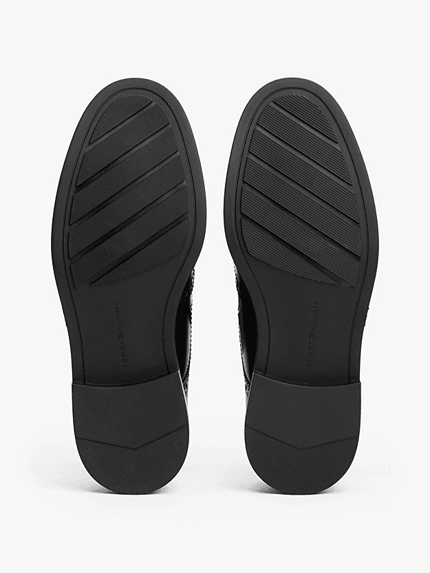 Ανδρικά Δερμάτινα Παπούτσια Μαύρα Tommy Hilfiger FM0FM05767-BDS