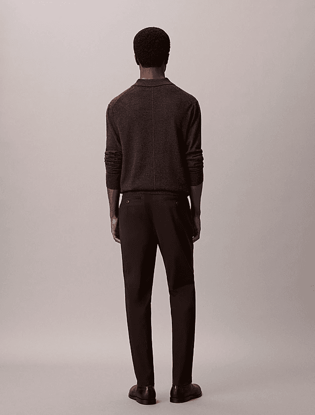 Ανδρικό Παντελόνι Μαύρο Calvin Klein LV04LD614G-UB1