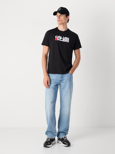 Ανδρικό T-shirt Μαύρο Calvin Klein LV04RD814G-UB1