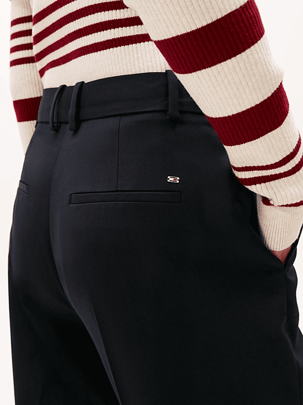 Γυναικείο Παντελόνι Navy Μπλε Tommy Hilfiger WW0WW48353-C1G